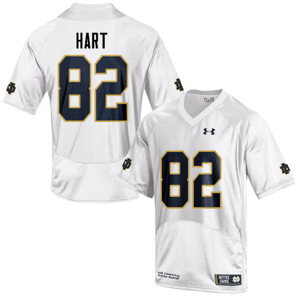 Men #82 Leon Hart Notre Dame Fighting Irish College Football Jerseys-White
